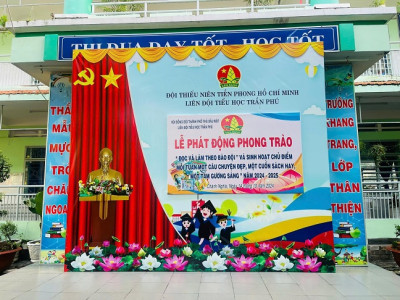 Liên đội Trường Tiểu học Trần Phú tổ chức Đại hội Liên đội nhiệm kỳ năm học 2024 – 2025