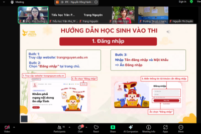 Tập huấn chuẩn bị cho kỳ thi Hội - Trạng Nguyên Tiếng Việt