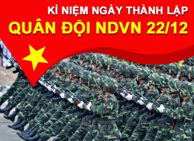 Tuyên truyền ý nghĩa ngày thành lập Quân đội nhân dân Việt Nam 22/12