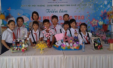 Tham gia hội thi sáng tạo sản phẩm nghệ thuật 