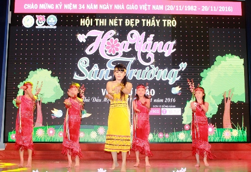 Trường TH Trần Phú tham gia phần thi năng khiếu