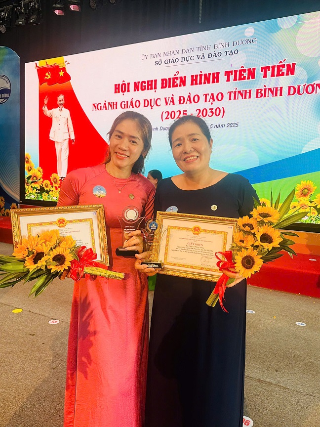 Tham dự Hội Nghị Tuyên dương, khen thưởng điển hình tiên tiến ngành Giáo Dục Tỉnh Bình Dương năm 2025